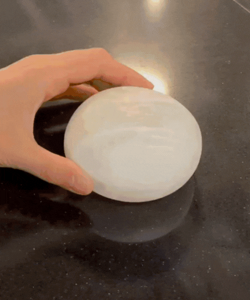 Natural Crystal Lamp Handmade